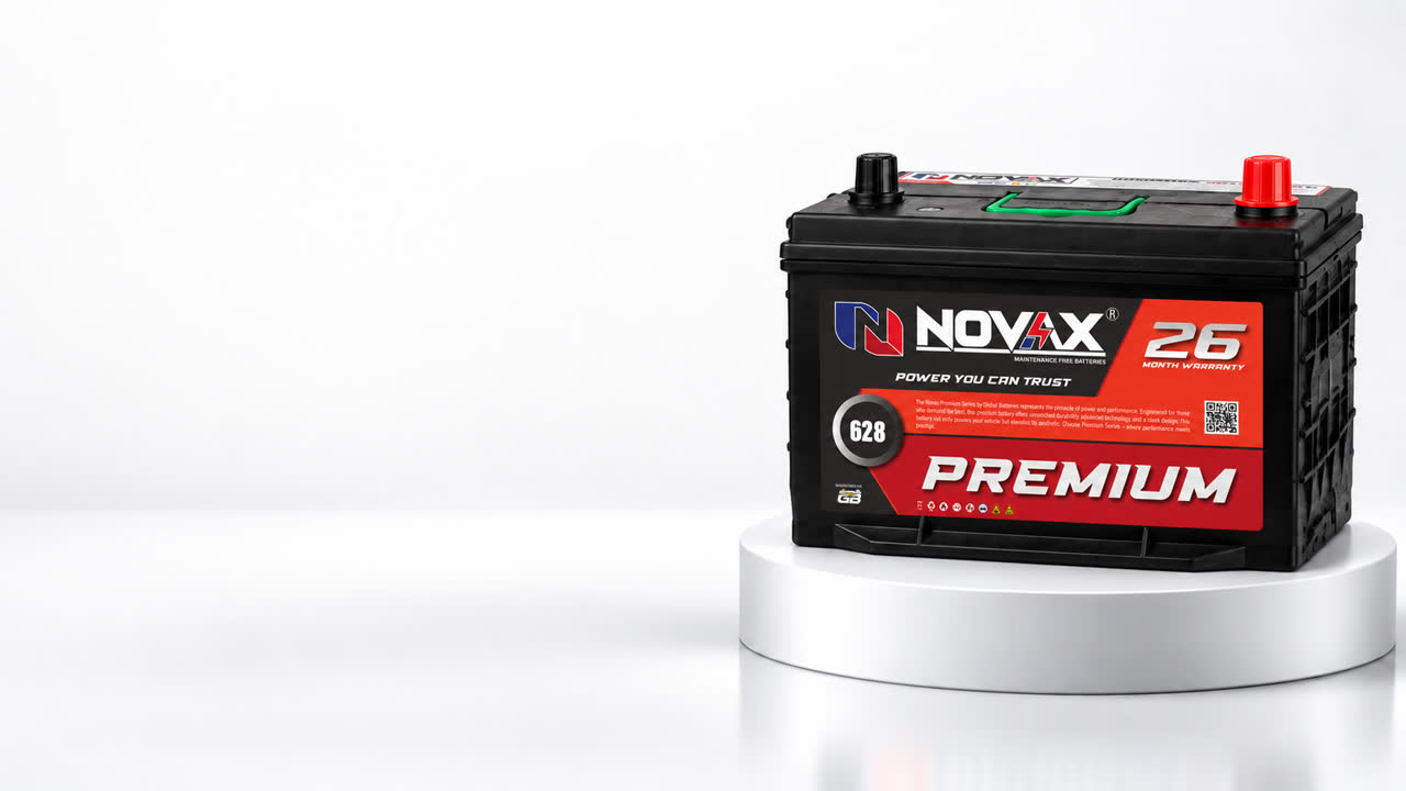 NOVAX Premium battery, 26 month warranty